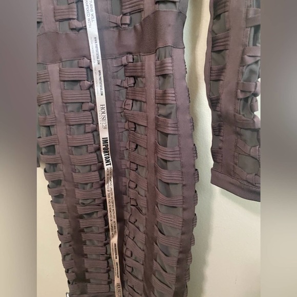 House of CB Lola Cage Dress in Charcoal Size Small - Picture 3 of 8